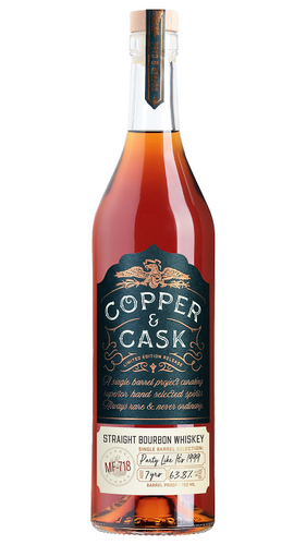 Copper & Cask Single Barrel Bourbon #MF-718 - Selected by Big Vic, Dusty Dan, Hello Again Whiskey Friends, and Drifting Drams