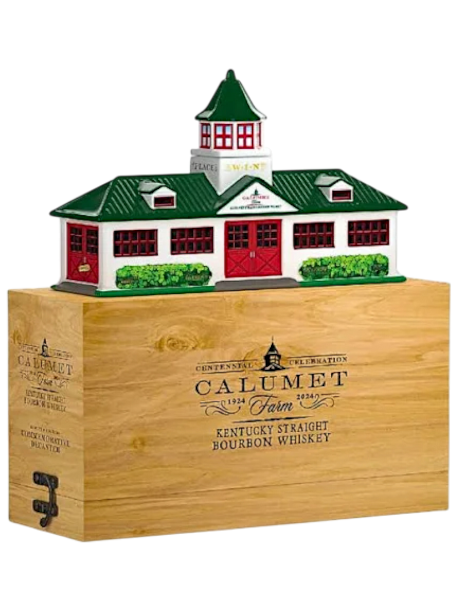 Calumet Farm Ceramic Decanter