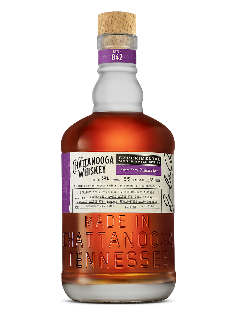 Chattanooga Whiskey Experimental Batch 042: Amaro Barrel Finished Rye