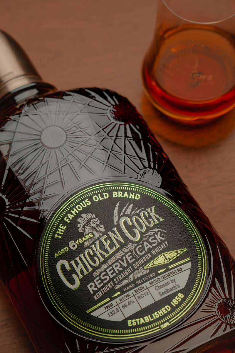 Chicken Cock 6-Year Reserve Cask Whiskey 132.8 proof - Selected by Seelbach's