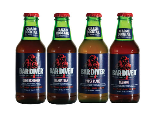 Bar Diver Deluxe Classic Cocktails Variety Pack