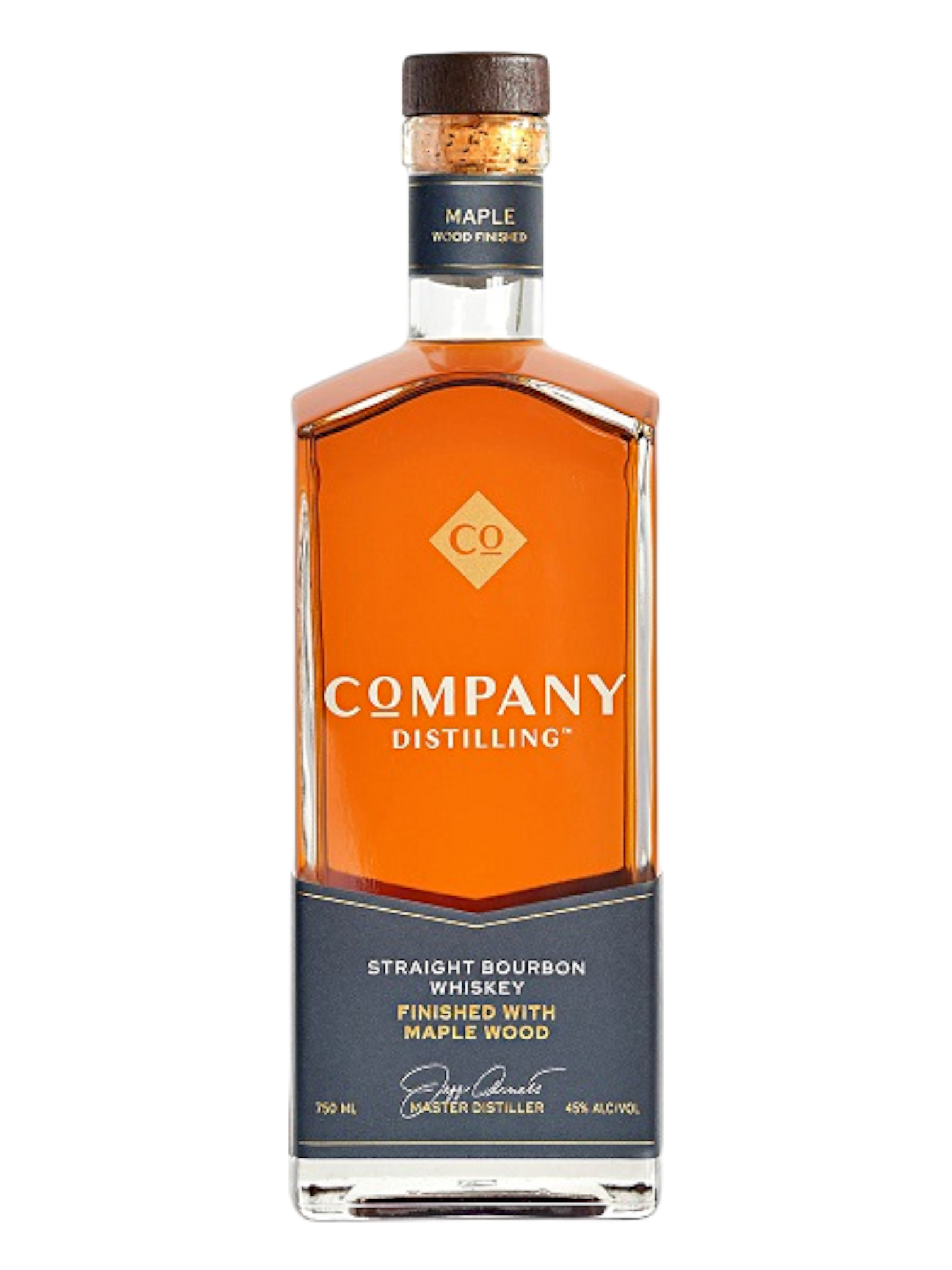 Company Distilling Straight Bourbon Whiskey Finished with Maple Woodのボトル画像