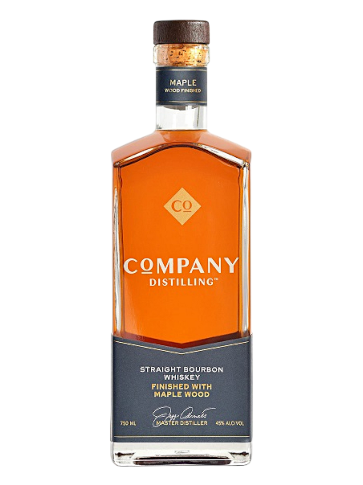 Bourbon Distilling Company ウイスキー 750ml Company Distilling Straight Bourbon Whiskey Finished with Maple