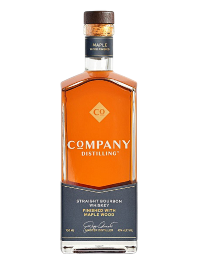 Company Distilling Straight Bourbon Whiskey Finished with Maple Wood