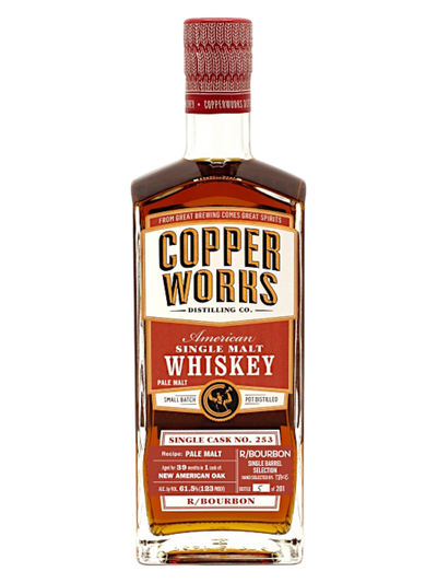 Copperworks Distilling American Single Malt Whiskey Single Cask No. 253 - Selected by r/bourbon