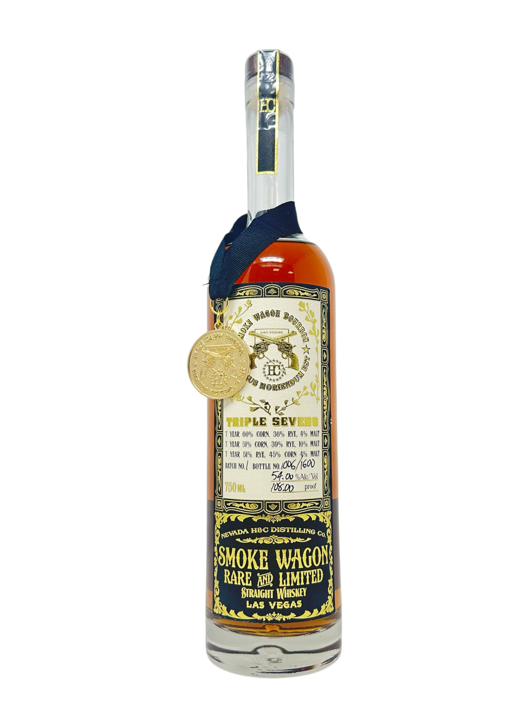 Smoke Wagon Rare & Limited Triple Sevens Straight Whiskey