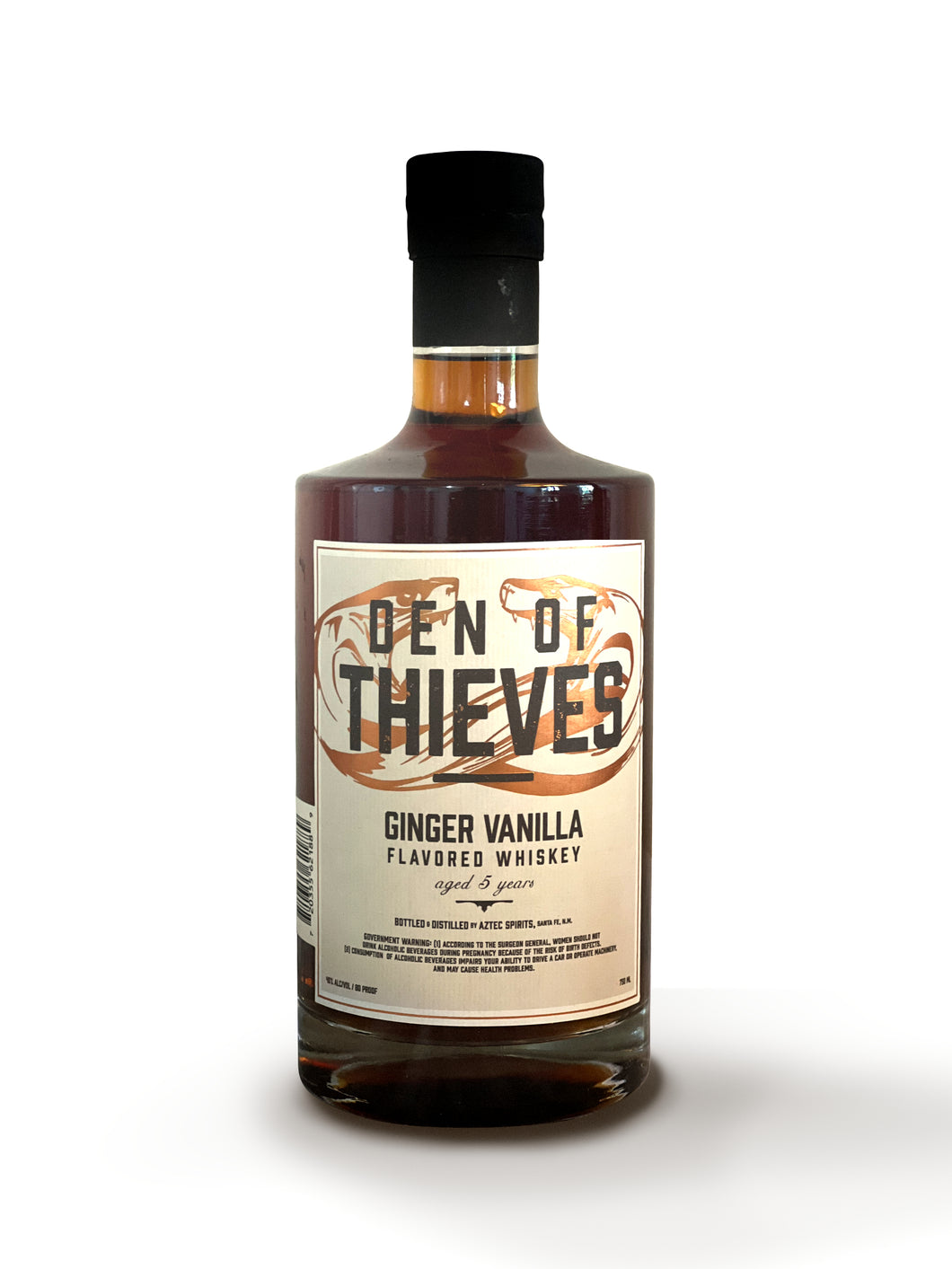 Den of Thieves Ginger Vanilla Flavored Whiskey