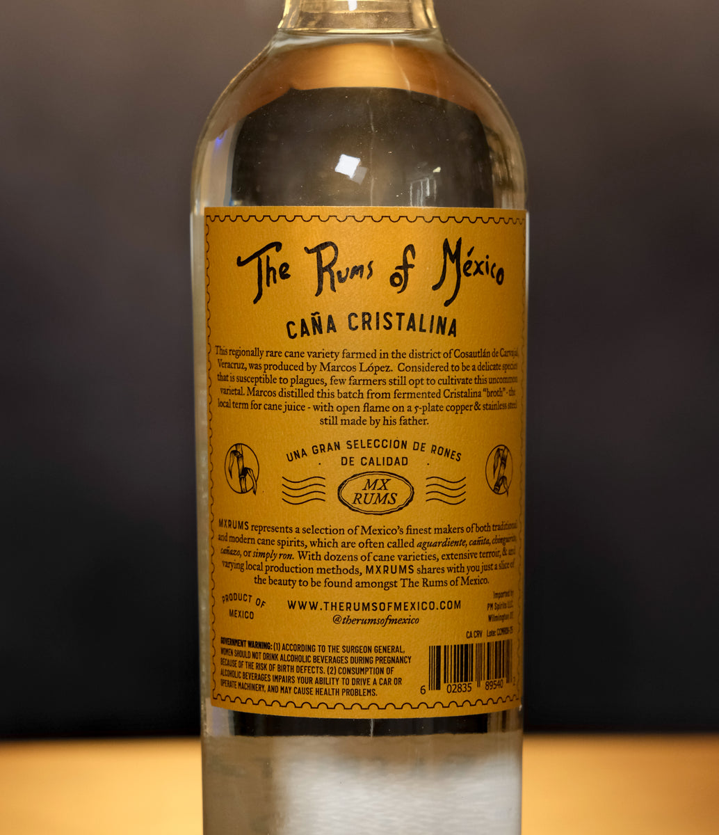 Rums of Mexico Caña Cristalina Veracruz