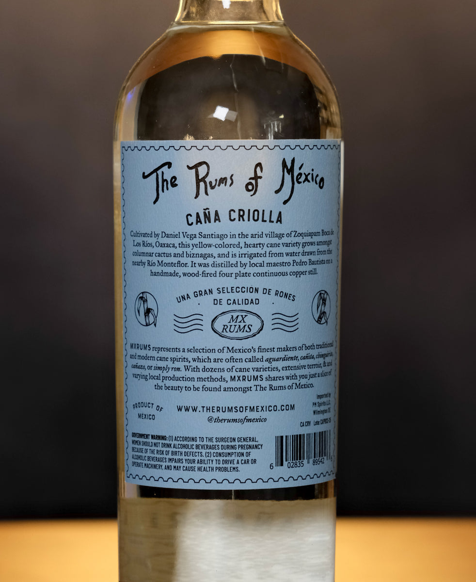 Rums of Mexico Caña Criolla Oaxaca