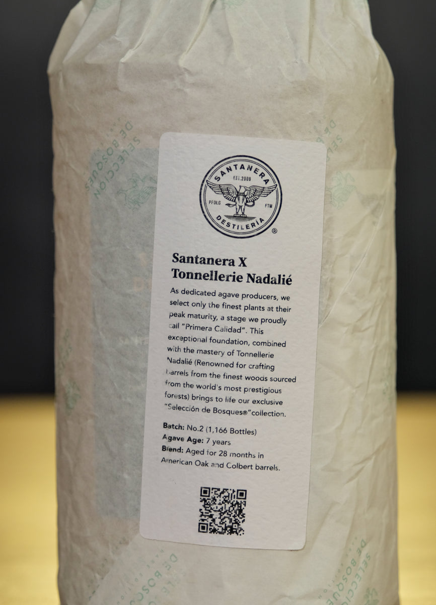 Santanera Seleccion De Bosques Anejo Organic Tequila