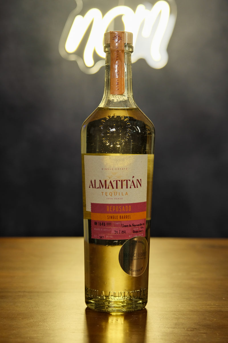 Almatitan Tequila Organic Single Barrel Reposado Con Bagaso