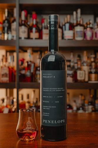 Penelope Bourbon Project X #2216-1 PX Sherry 112 proof - Selected by Seelbach's