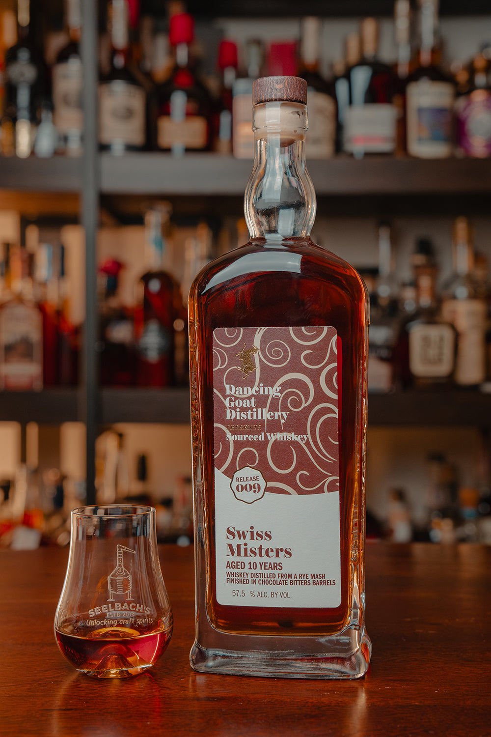 Dancing Goat Swiss Misters 10 Year Rye Whiskeyのボトル画像
