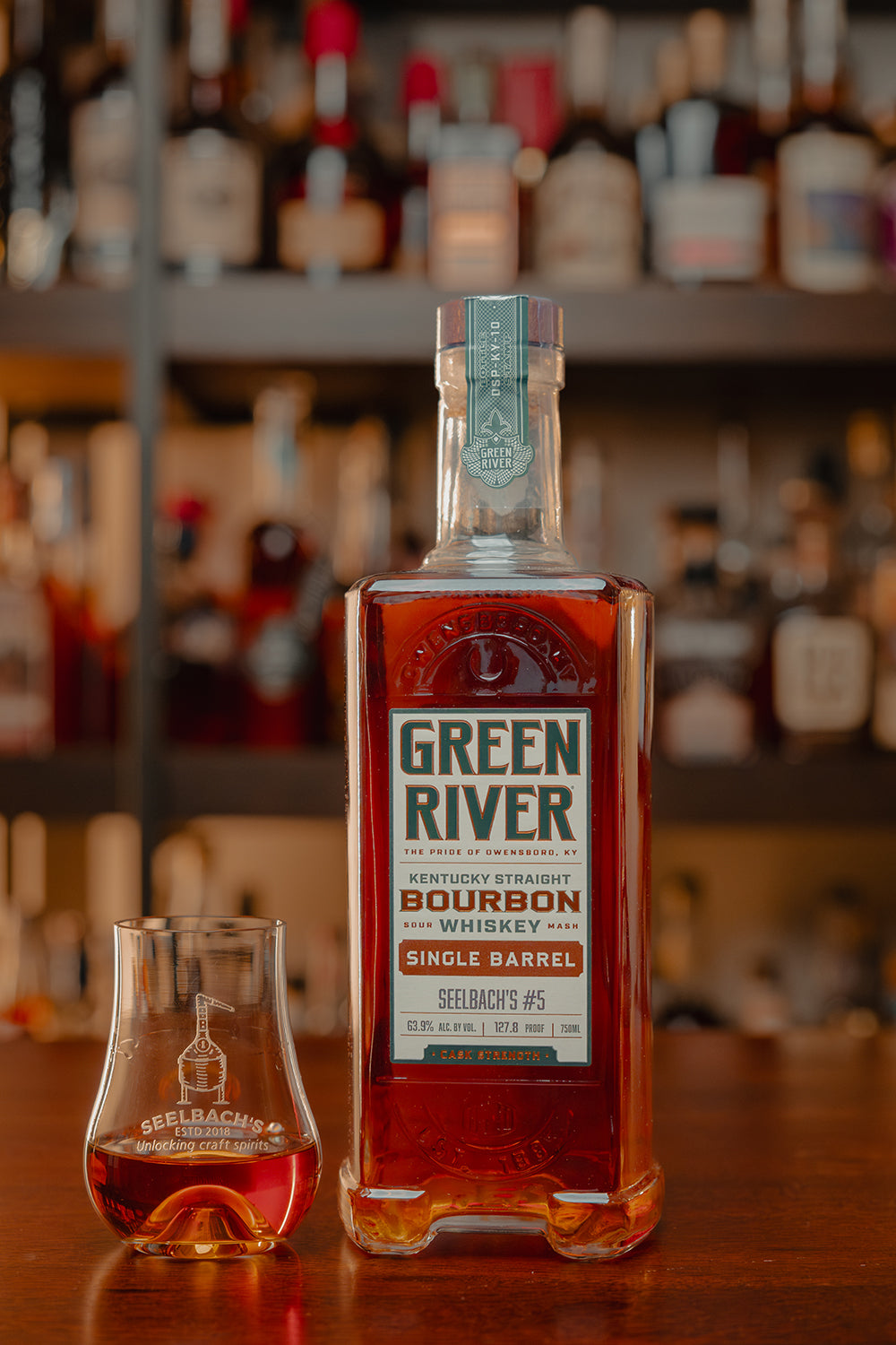 Green River Single Barrel Bourbon #F25-1663 127.8 proof - Selected