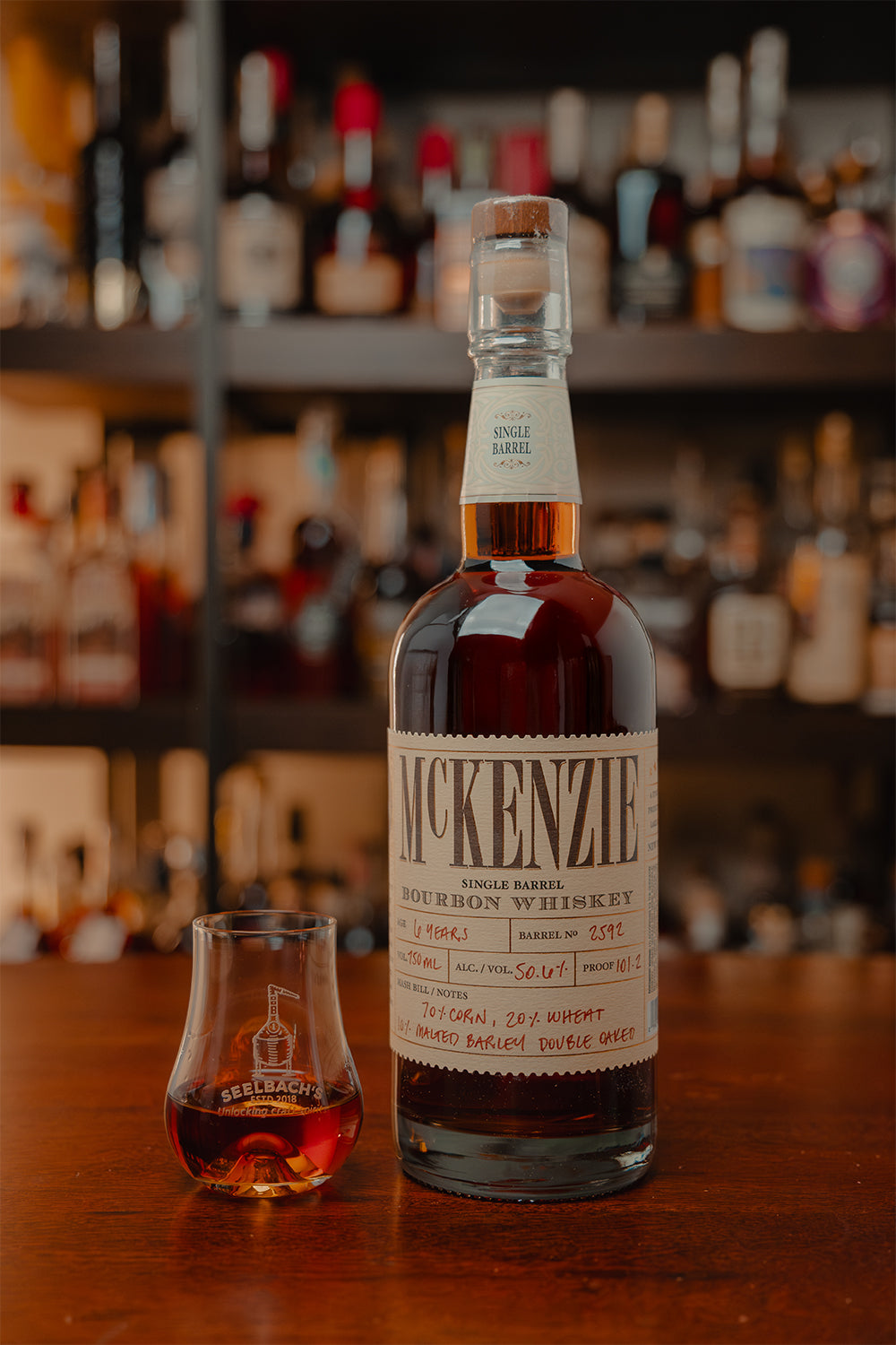 McKenzie Single Barrel 6-year Bourbon #2592 101.2 proof - Selected