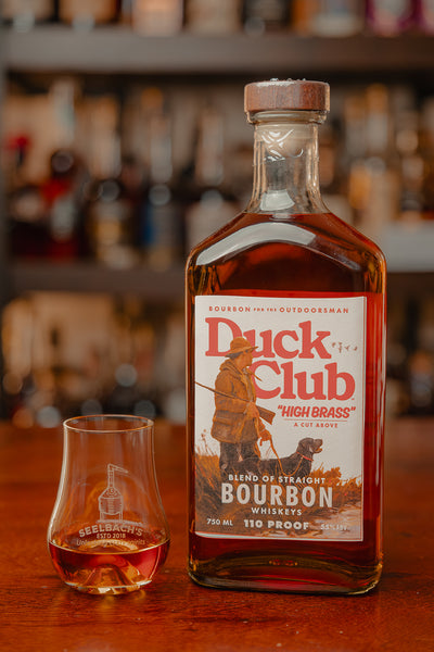 Duck Club Blend of Straight Bourbon Whiskey High Brass 110 proof