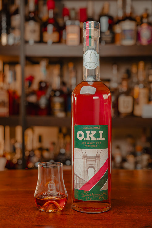 O.K.I Single Barrel 9-Year Rye #150 121.9 Proof - Selected by Seelbach's