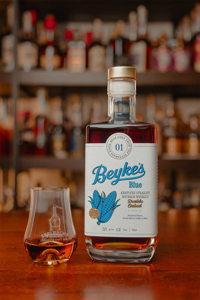 Beyke's Blue Double Oaked Kentucky Straight Blue Corn Bourbon Whiskey 001