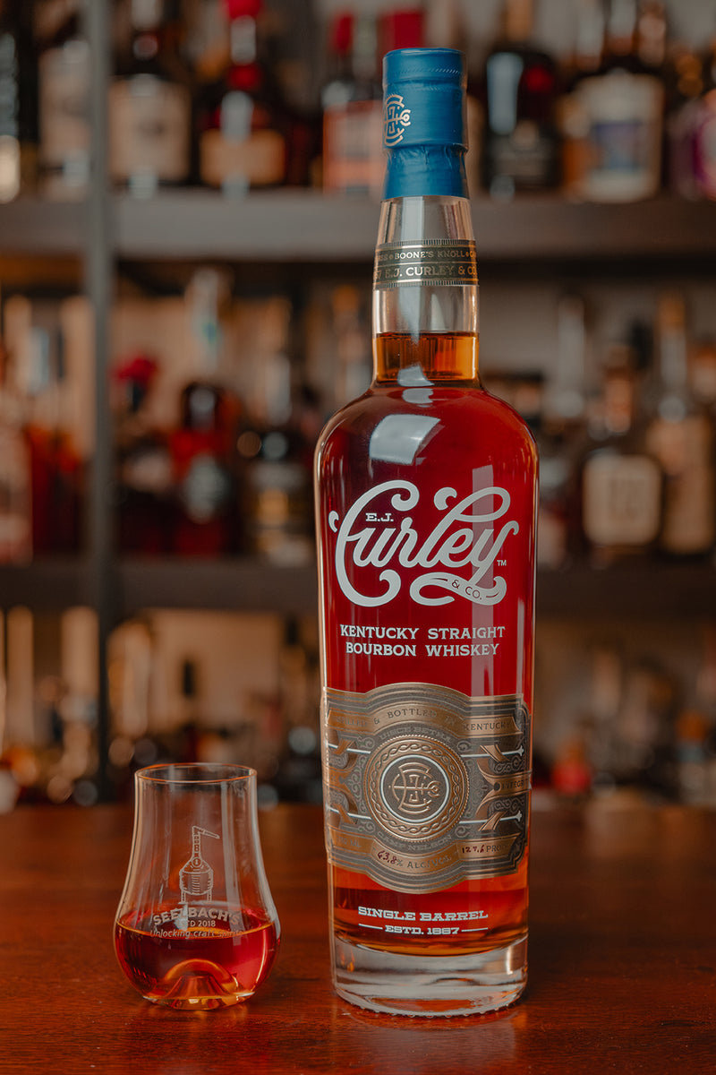 E.J Curley Single Barrel Bourbon #175 127.60 proof - Selected by Seelbach's