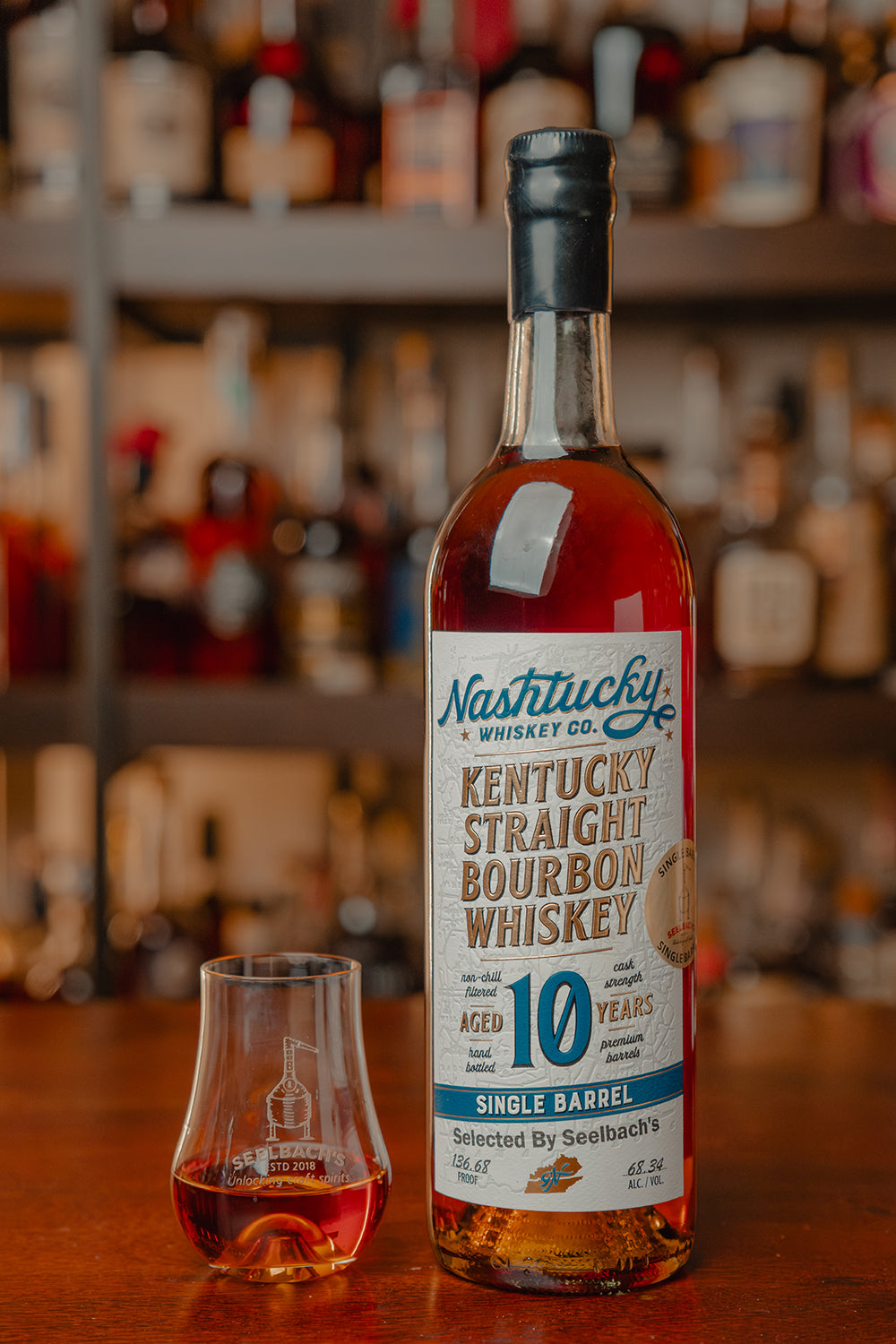 Nashtucky 10-Year Single Barrel Bourbon #5522 136.68 proof