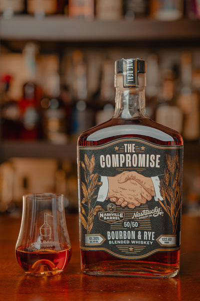 Nashville Barrel Co. The Compromise 50/50 Bourbon & Rye Blended Whiskey
