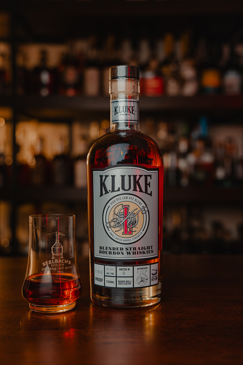 K.LUKE Small Batch Barrel Strength Bourbon Batch 8 118.8 proof