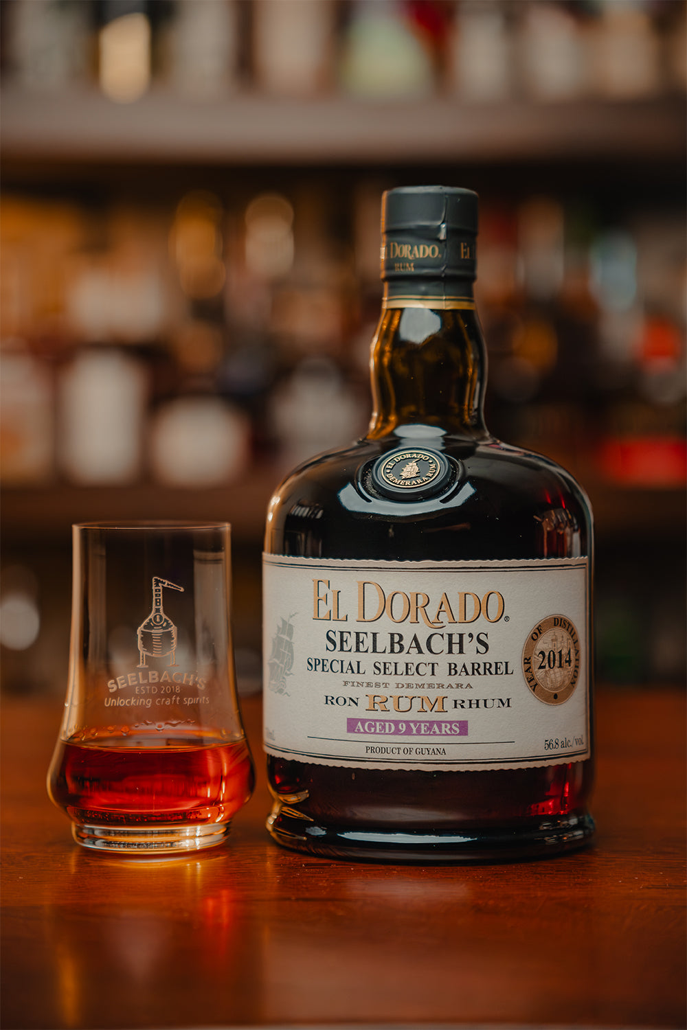 El Dorado Special Select Barrel 9-Year Rum - Selected by Seelbach's