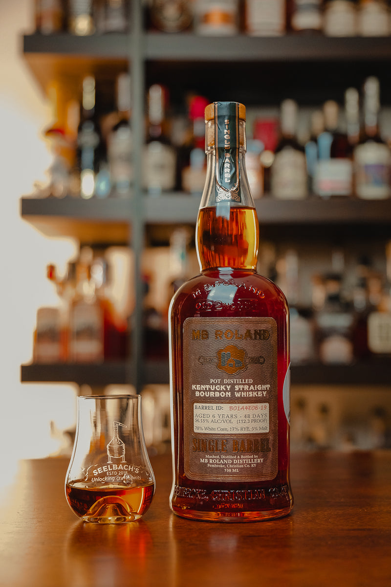 MB Roland Single Barrel Kentucky Straight Bourbon Whiskey #BO1A4E06-19 - Selected by Seelbach's