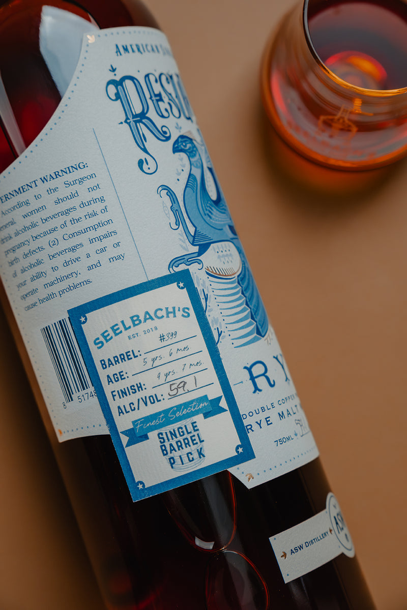 ASW Distillery Resurgens Rye Cask Strength #399 59.1% - Selected by Seelbach's
