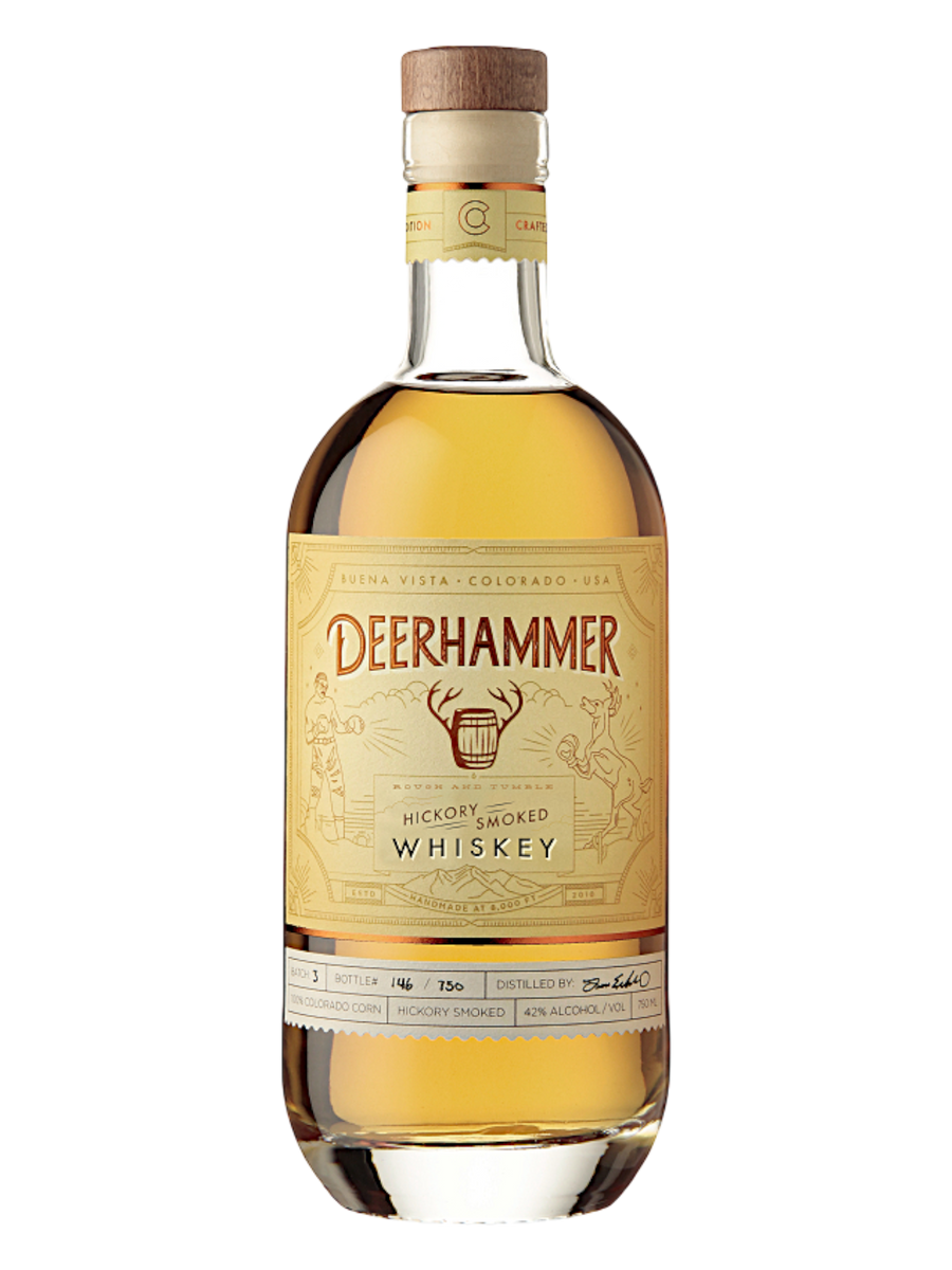 Deerhammer Cask Strength Hickory Smoked Whiskey