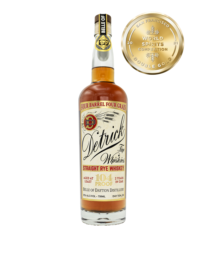 Belle of Dayton Distillery & Detrick Straight Rye Whiskey