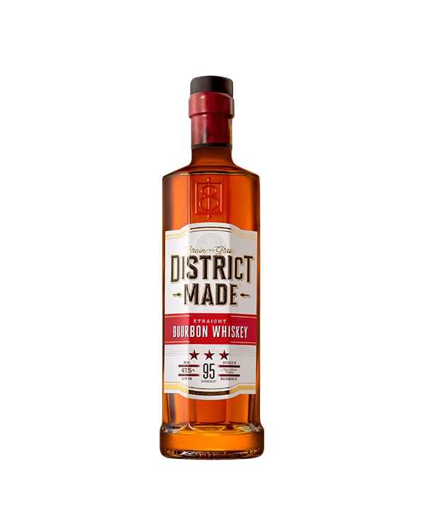 District Made Straight Bourbon Whiskey 95 Proof