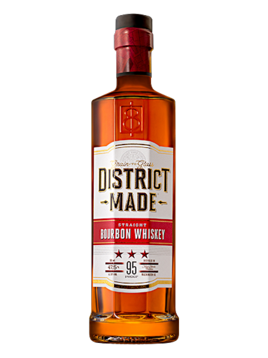 District Made Straight Bourbon Whiskey 95 Proof