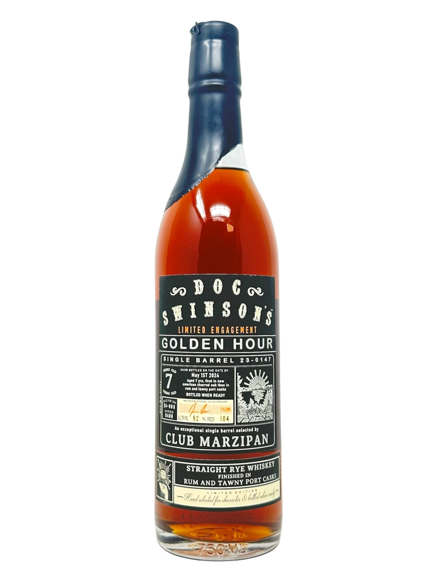 Doc Swinson's Single Barrel "Golden Hour" Rye #23-0147 104 proof - Selected by Fred Minnick