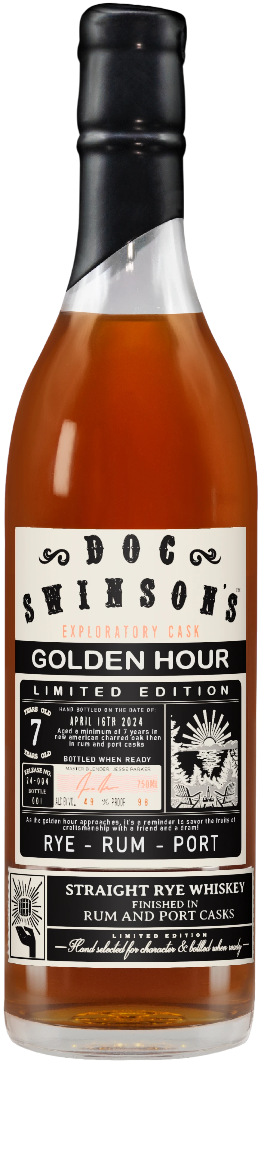 Doc Swinson's Exploratory Cask Golden Hour Ryeのボトル画像