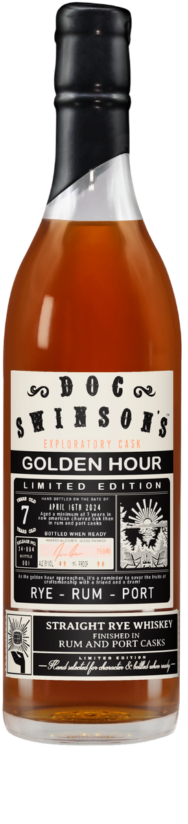 Doc Swinson's Golden Hour Straight Rye Finished in Rum & Port Casks