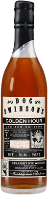 Doc Swinson's Golden Hour Straight Rye Finished in Rum & Port Casks