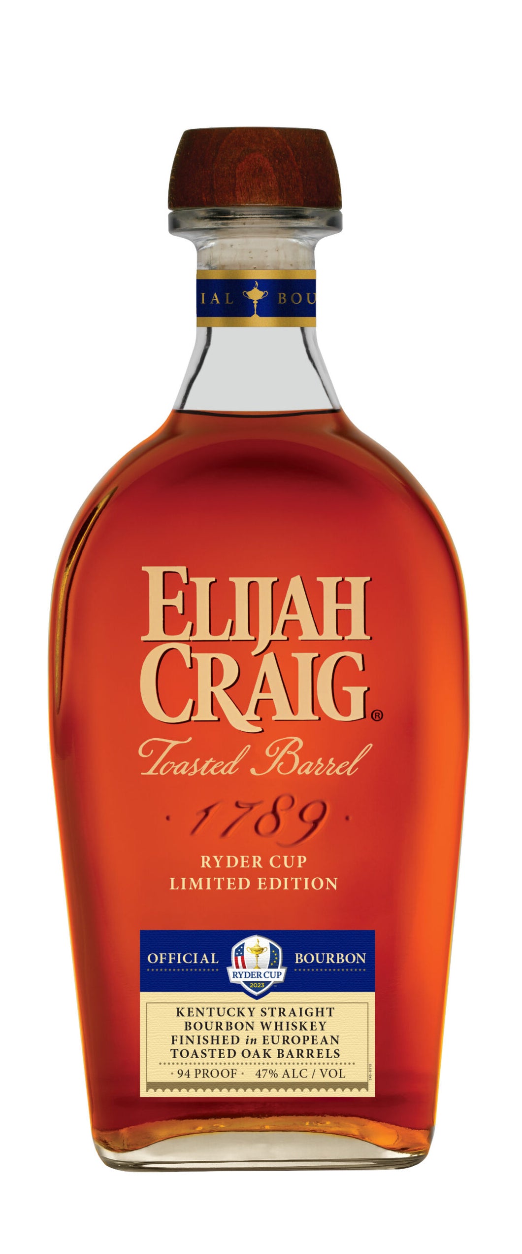 Elijah Craig 'Ryder Cup' Toasted Barrel Straight Bourbon Whiskey