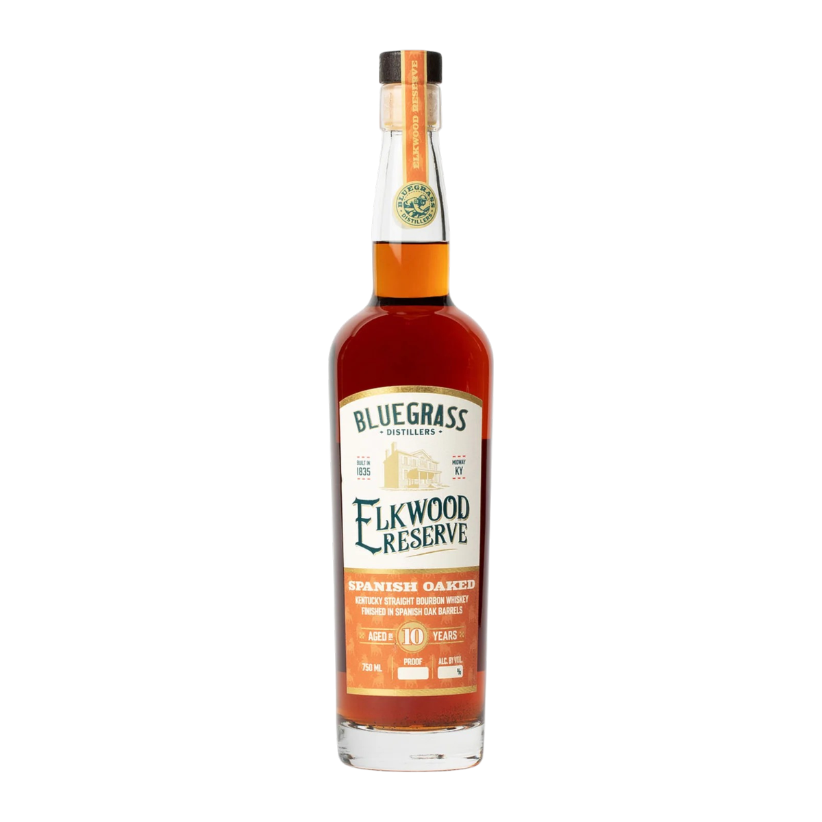 Bluegrass Distillers Elkwood Reserve Spanish Oaked Bourbon