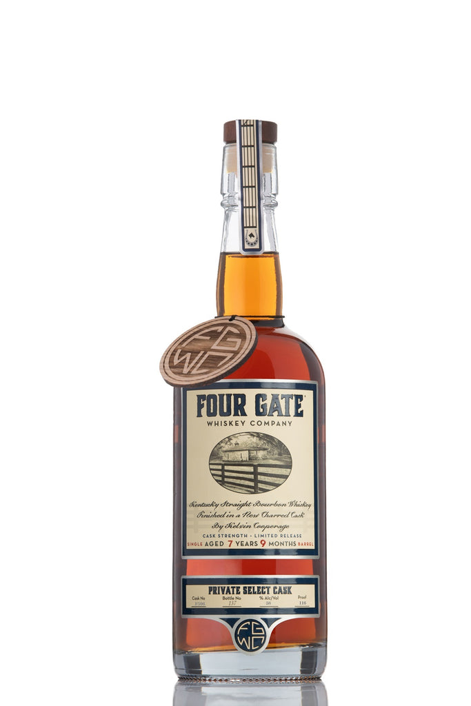 Four Gate Whiskey Co Single Barrel Bourbon Double Oak Barrel F035 119 Seelbach's