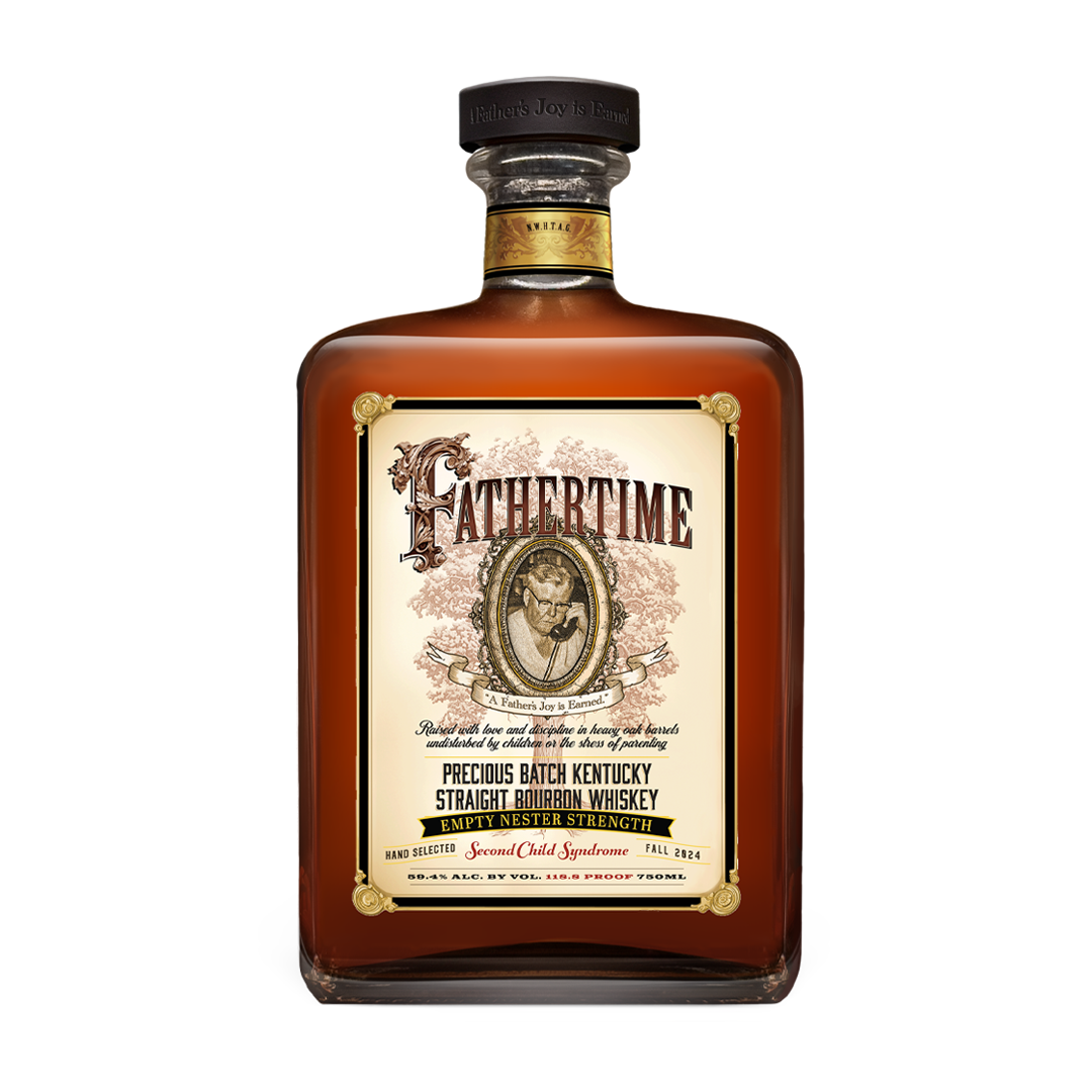 Fathertime Bourbon Empty Nester Strength Second Child Syndrome (signed by Jim Gaffigan)