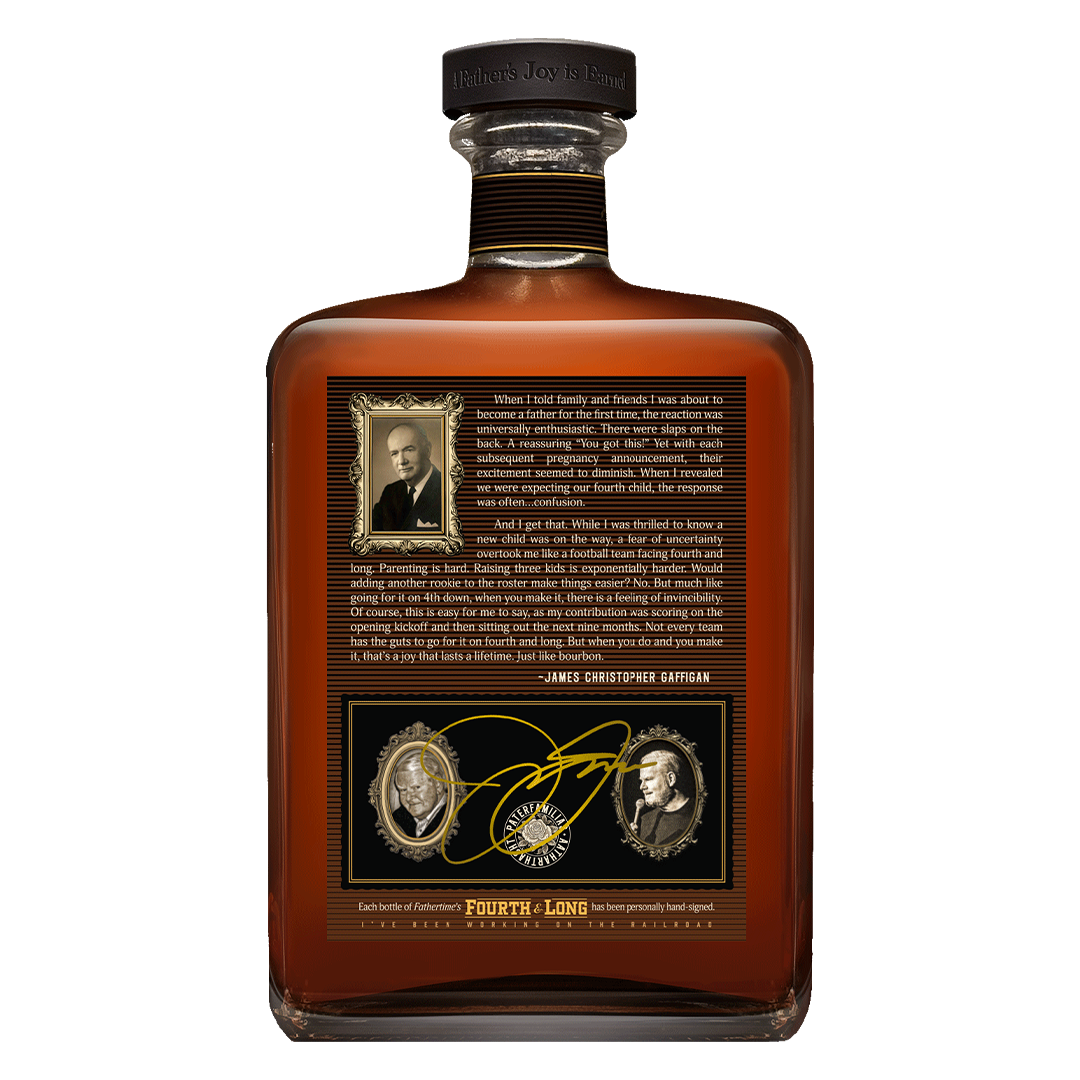 [Pre-sale] Fathertime Bourbon Empty Nester Strength “Fourth & Long” (signed by Jim Gaffigan)