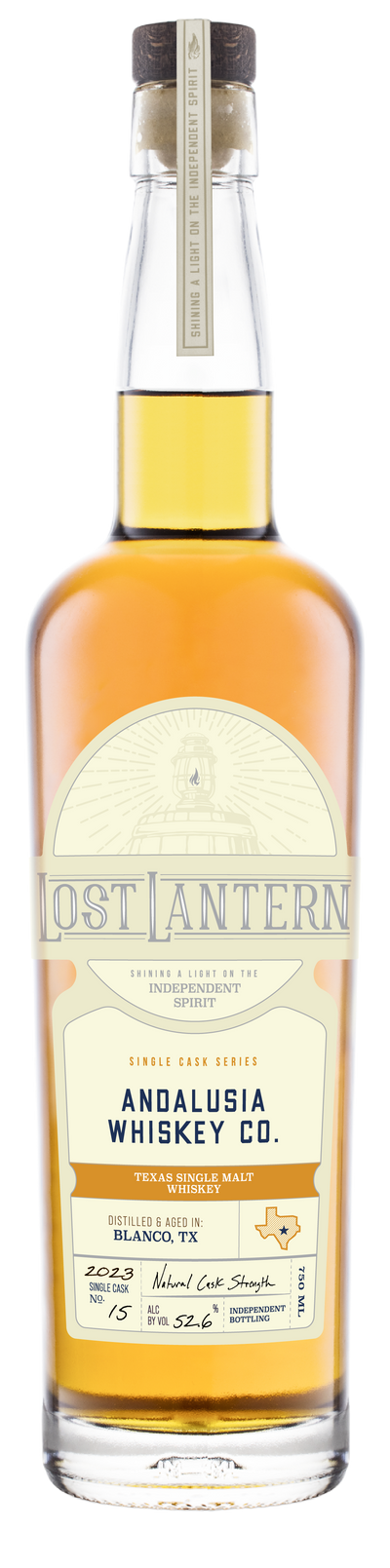Lost Lantern Fall 2023 Single Cask Collection: Andalusia Whiskey Co. Triple-Distilled Texas Single Malt