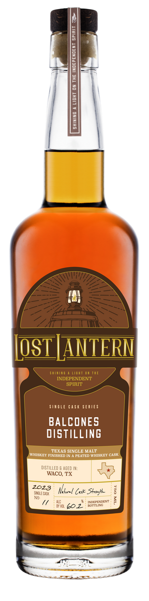 Lost Lantern Fall 2023 Single Cask Collection: Balcones Distilling Texas Single Malt Finished in a Peated Whiskey Cask