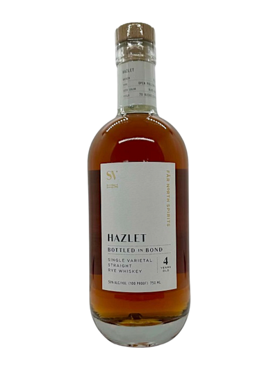 Far North Spirits Hazlet Single Varietal Bonded Rye Whiskey