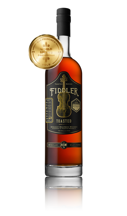 ASW Distillery Fiddler Toasted Bourbon - Cask Strength