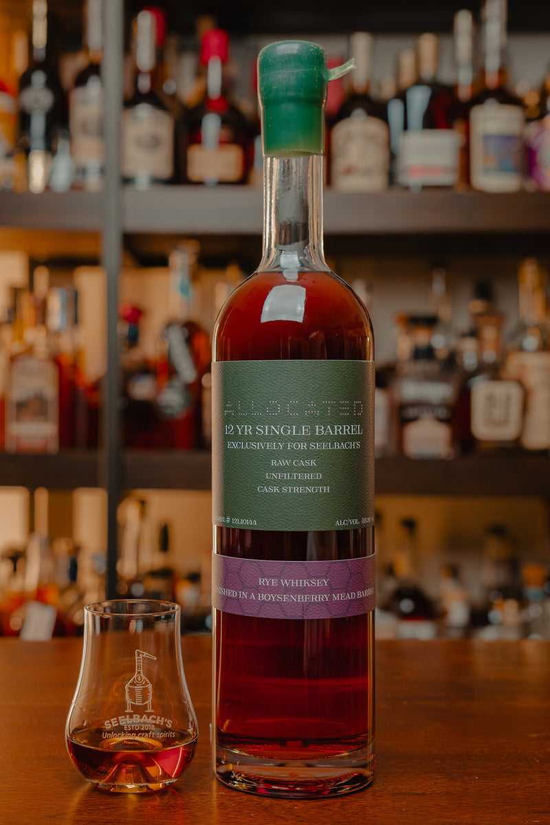 Forward/Slash Allocated 12-Year Single Barrel Rye Finished in Boysenberry Mead Barrels Exclusively for Seelbach's
