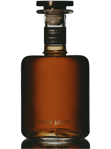 Frank August Single Barrel Cask Strength Kentucky Straight Bourbon Whiskey