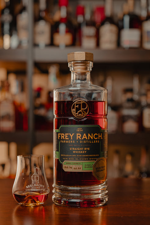 Frey Ranch Single Barrel Rye #2743 125.06 proof - Selected by Seelbach's