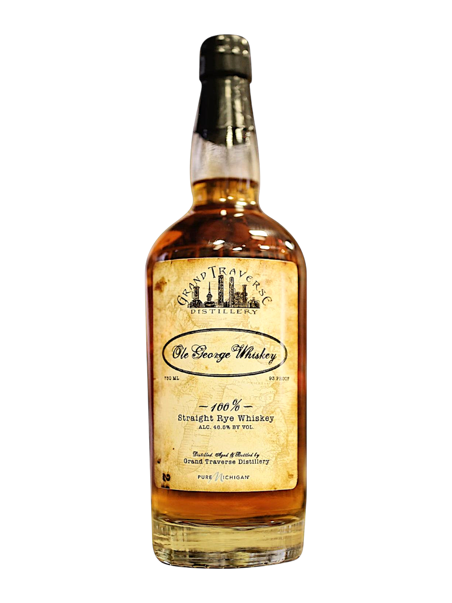 Grand Traverse Distillery Ole George Straight Rye Whiskeyのボトル画像